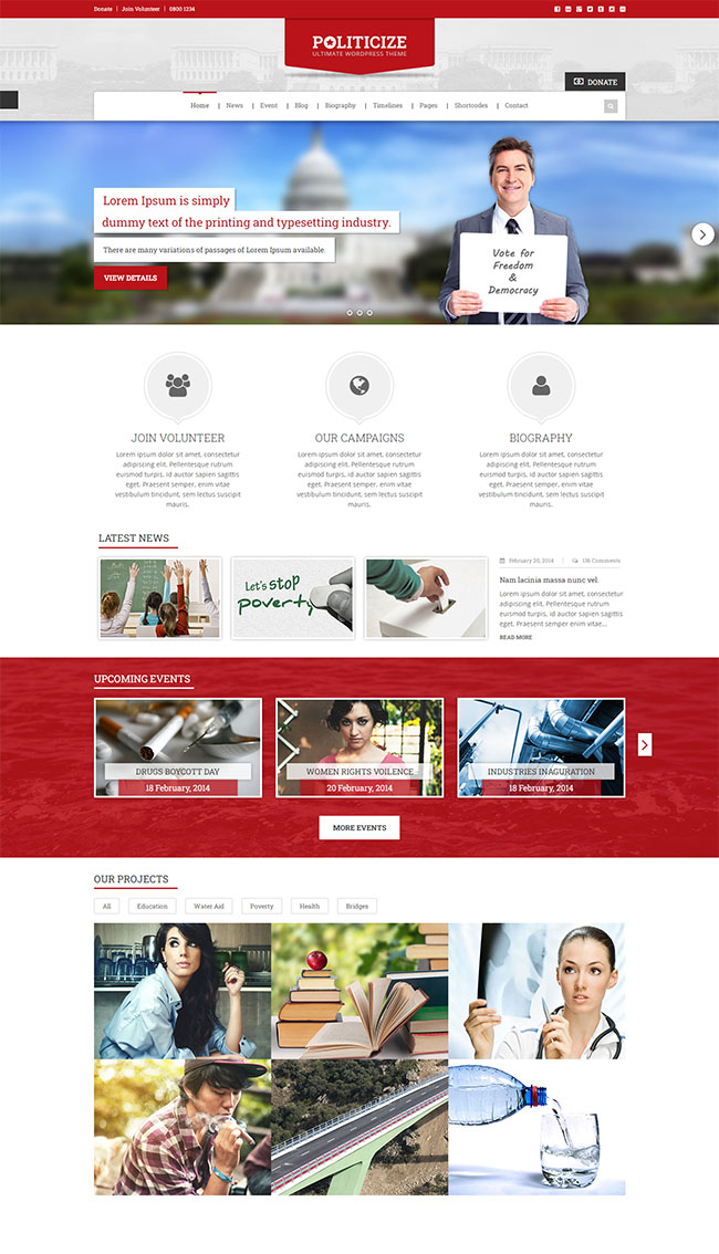 HTML5响应设计企业网站模板