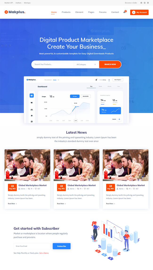 宽屏插件交易网站HTML5模板