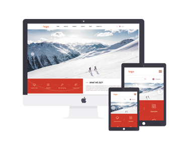 PbootCMS模版红色大气自适应外贸多语模版源码